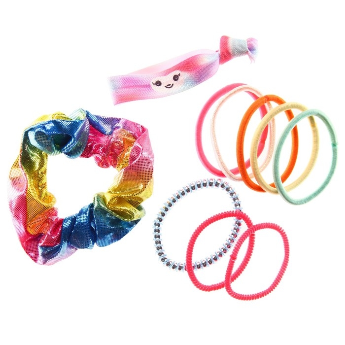 Набор резинок для волос, 10 шт Набор резинок для волос, 10 шт "Рог", Минни и Единорог