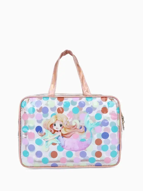 Набор косметичек для бассейна 2 в 1 &laquo;Русалка&raquo;, с рисунком, разноцветный