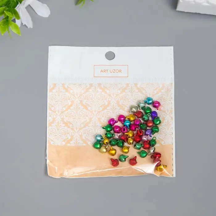 Набор декора для творчества Набор декора для творчества "Колокольчики цветные" d=0,6 см набор 20 шт