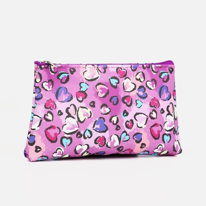 Косметичка на молнии, цвет розовый Косметичка на молнии, цвет розовый