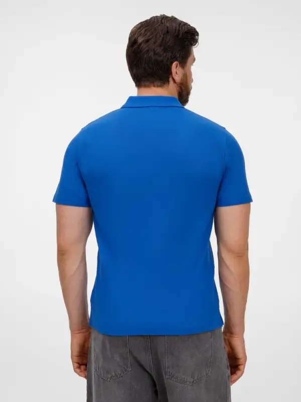 Рубашка поло унисекс Tervise, ярко-синяя, размер S