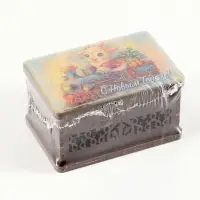 Шкатулка новогодняя &laquo;С Новым Годом!&raquo;, 9.5&times;6.5&times;5.3 см