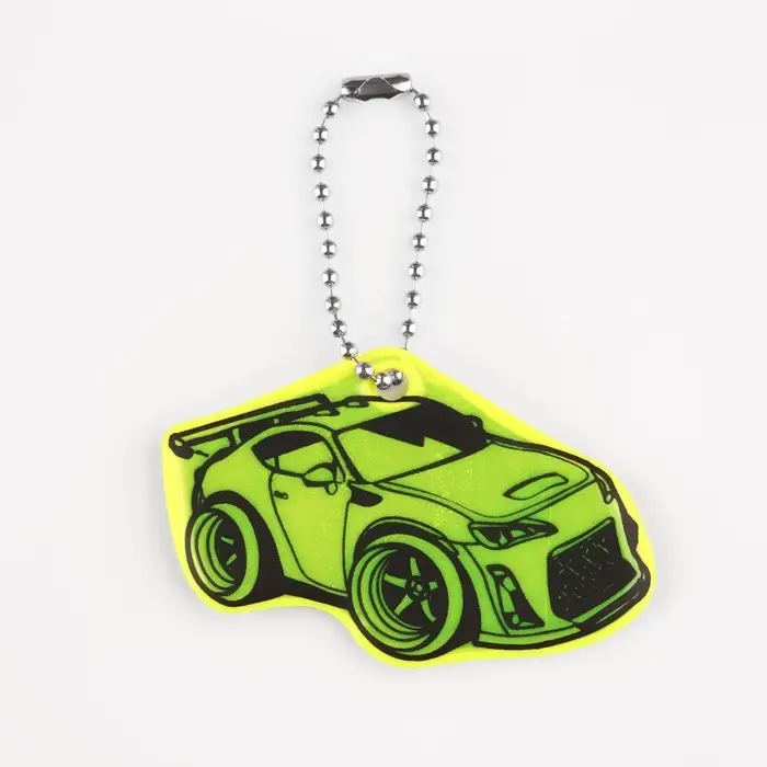 Светоотражающий элемент «Тачка», двусторонний, 4.1×6 см, МИКС Светоотражающий элемент «Тачка», двусторонний, 4.1×6 см, МИКС