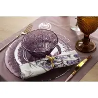 Салатник Magistro &laquo;Французская лаванда&raquo;, 470 мл, 13.7&times;7 см, стекло, сиреневый