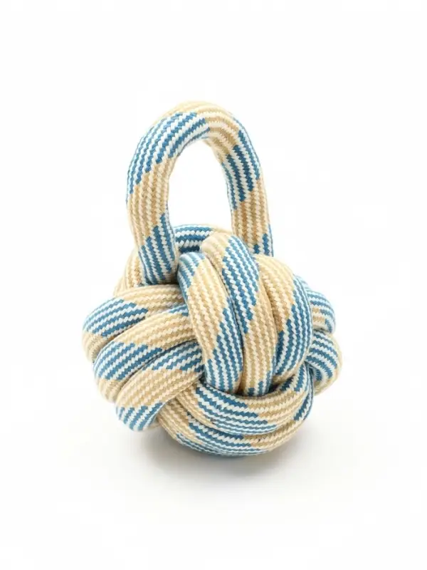 Игрушка для больших, канатная "Огромный мяч с петлей",до 25 см, до 340 гр