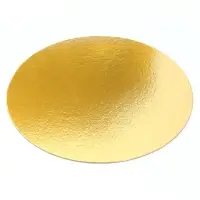 Подложка усиленная, для торта, 28 см, золото, 2.5 мм