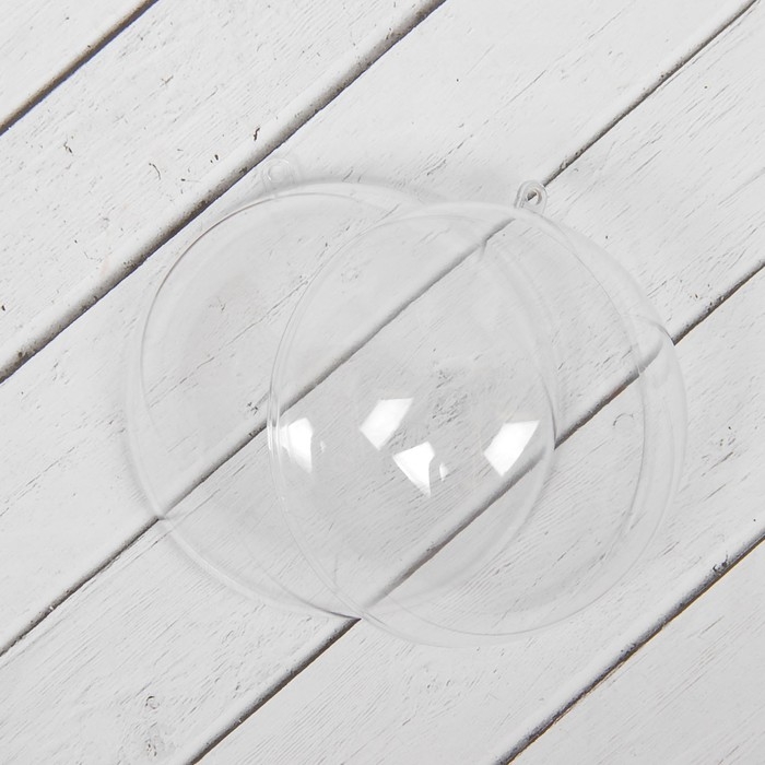 Заготовка - подвеска, раздельные части «Шар», диаметр собранного: 10 см Заготовка - подвеска, раздельные части «Шар», диаметр собранного: 10 см