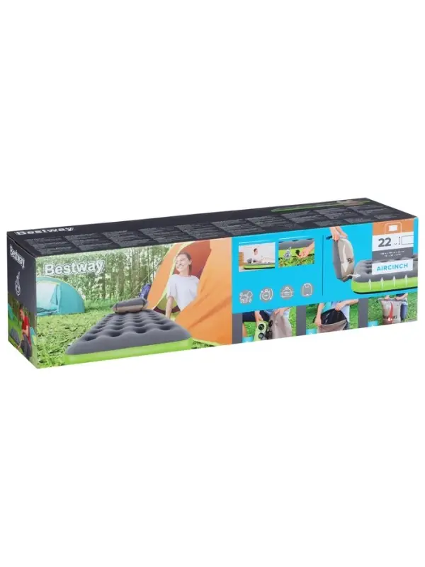 Матрас надувной Roll & Relax, 188&times;99&times;22 см, односпальный, 67619 Bestway