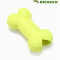 Жевательная игрушка для собак &laquo;Кость малая&raquo;, 8.5 см, TPR, салатовая