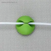 Зажимы для проводов, набор 6 шт., пластик, МИКС