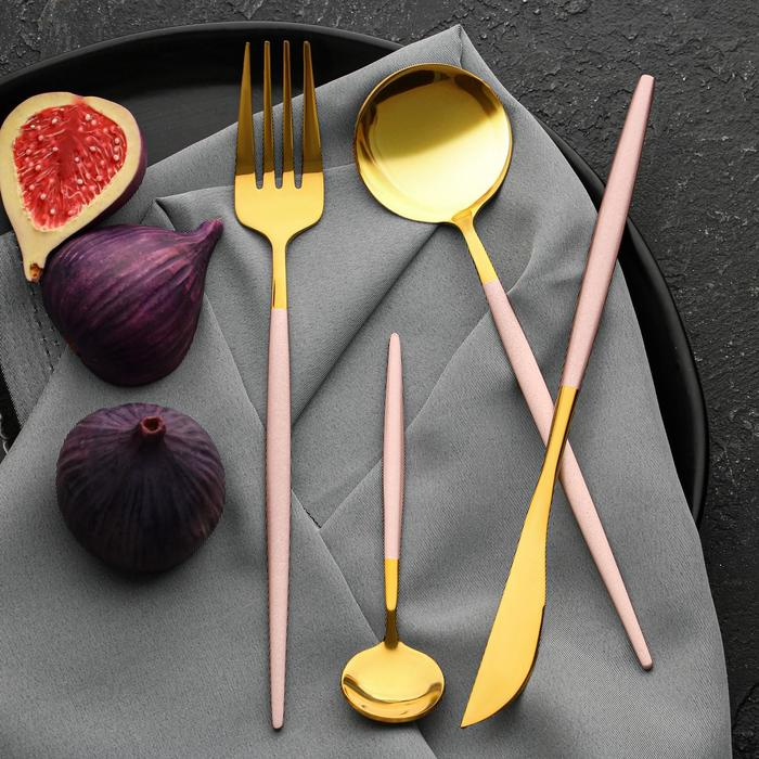 Столовые приборы из нержавеющей стали &laquo;Эстетика наслаждения&raquo;, 4 предмета