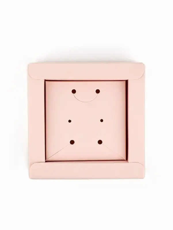 Коробка под бижутерию «Розово-бежевая», 7.5 х 7.5 х 3 см Коробка под бижутерию «Розово-бежевая», 7.5 х 7.5 х 3 см