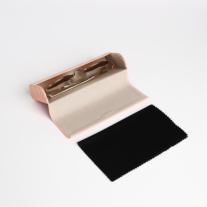 Футляр для очков на магните, длина 15,4 см, цвет розовый Футляр для очков на магните, длина 15,4 см, цвет розовый