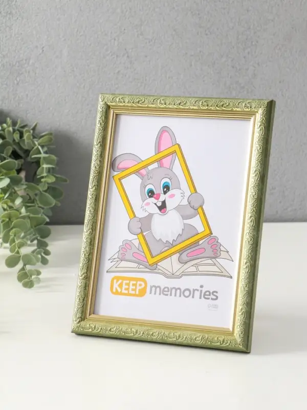 Фоторамка для фото 15&times;21 см Keep memories &laquo;Винтаж&raquo;, оливковый, (пластик)
