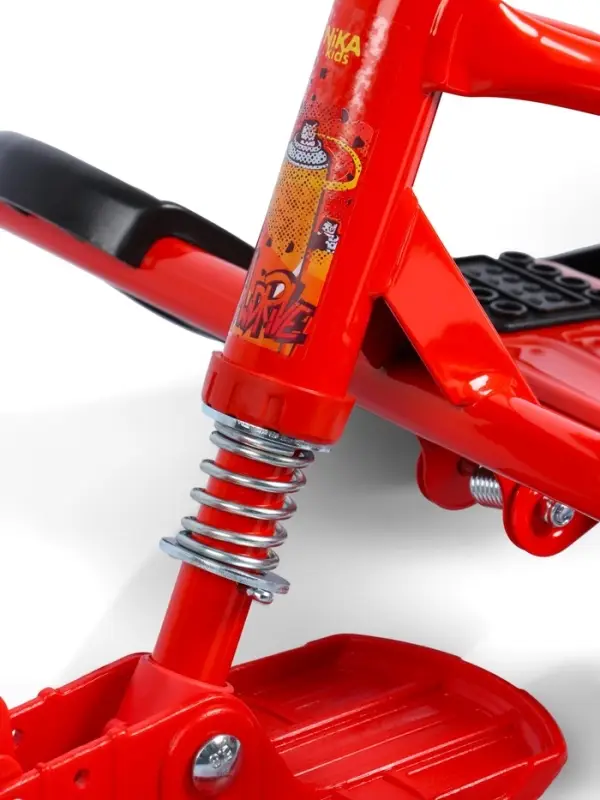 Снегокат &laquo;Тимка спорт 4-1 Граффити&raquo;, ТС4-1/GR, со спинкой и ремнём безопасности