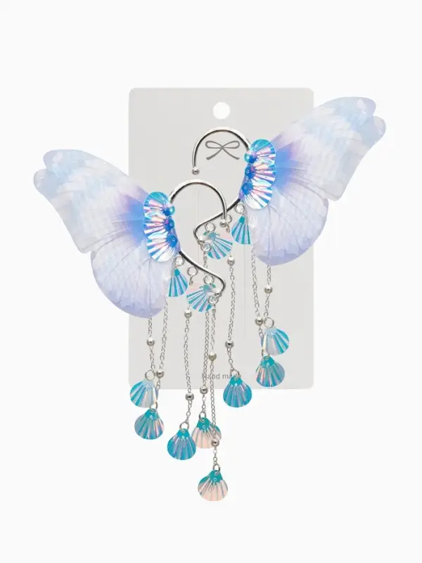 Каффы детские Каффы детские "Выбражулька" крылья, цвет фиолетово-голубой