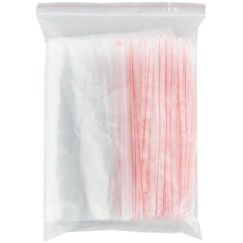 Пакет с замком (Zip Lock) 25 х 35 см, 40 мкм, 100 шт/уп..