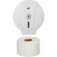 Бумага туалетная д/дисп Luscan Professional 1сл бел цел втул 200м 12рул/уп