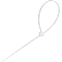 Стяжка (хомут) 200 мм x 3,6 мм,Bigtech BT-CT-200-36-W,нейлон,бел,100 шт/уп