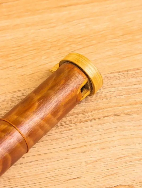 Сувенирный музыкальный инструмент  Сувенирный музыкальный инструмент "Флейта" бамбук, цв. коричневый, 40х3х3 см