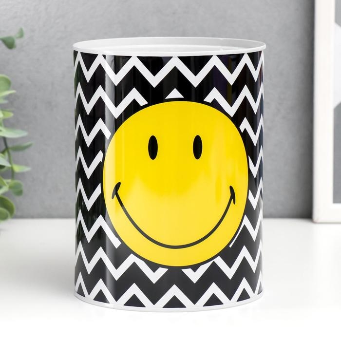 Копилка металл банка Копилка металл банка "Смайлы и геометрия" МИКС 16х12х12 см