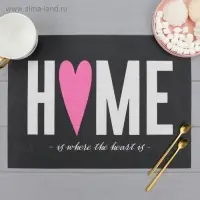 Салфетка на стол "Home"