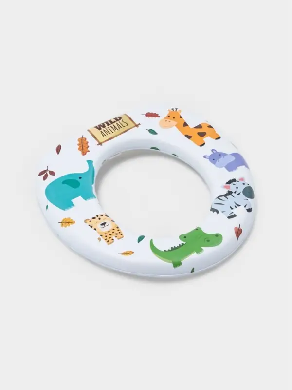 Сиденье для унитаза детское 29х27,5х5 см Сиденье для унитаза детское 29х27,5х5 см "Зоопарк"