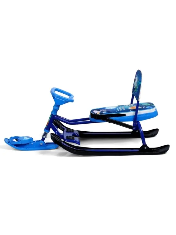 Снегокат &laquo;Тимка спорт 4-1&raquo; Космический, со спинкой, синий, ТС4-1 М/К Nika Kids