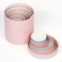 Набор коробок 10 в 1, упаковка подарочная, With love, 10&times;10 - 23.5&times;23.5 см
