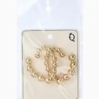 Серьги металл &laquo;Сердца&raquo;, воссоединение, цвет золото