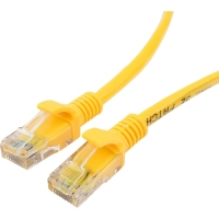 Патч-корд UTP Cablexpert PP10-2M/Y кат.5e, 2м, литой, (жёлтый)