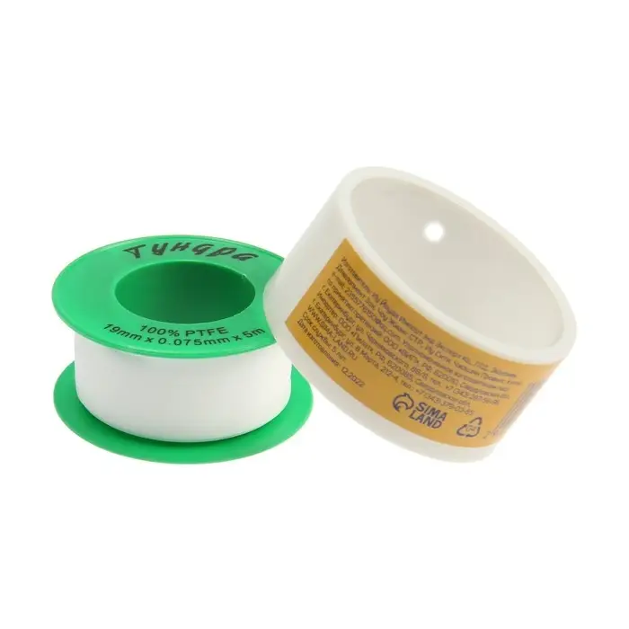 Лента ФУМ ТУНДРА 19 мм × 0.075 мм × 5 м Лента ФУМ ТУНДРА 19 мм × 0.075 мм × 5 м