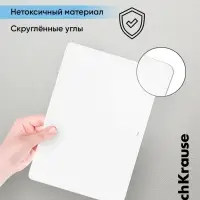 Доска для лепки А4, ErichKrause Matt Total White, 1300 мкм, белая