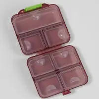 Таблетница &laquo;Трансформер&raquo;, 7.5&times;6.5&times;3.5 см, 7 секций, МИКС