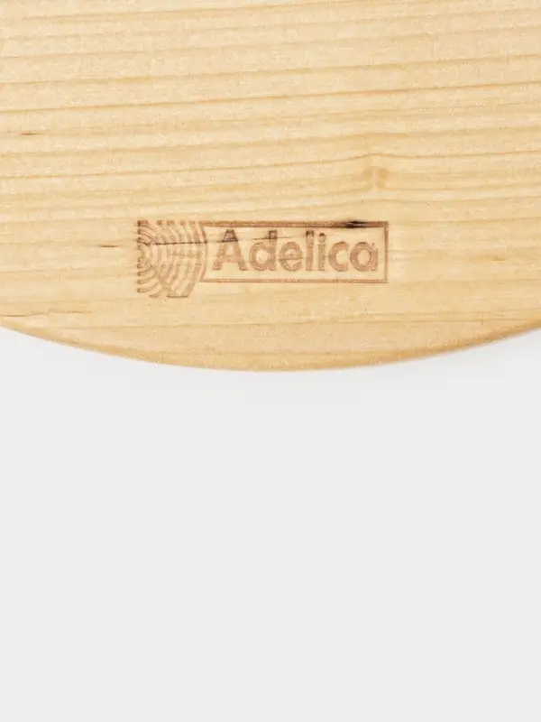 Подарочный набор посуды Adelica &laquo;Винный&raquo;, столик для вина d=32 см, менажница d=25 см, подсвечник d=8 см, дерево берёза