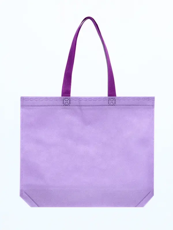Пакет с петлевой ручкой, сумка - шопер &laquo;Эко&raquo;, 38&times;32&times;10 см, фиолетовый