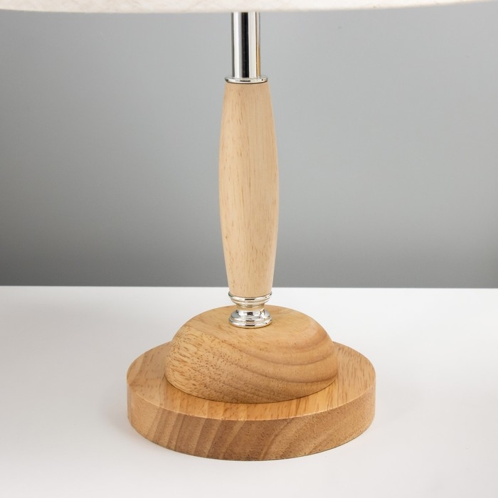 Настольная лампа Настольная лампа "Фрутекс" E27 40Вт светлое дерево 25х25х37,5 см RISALUX