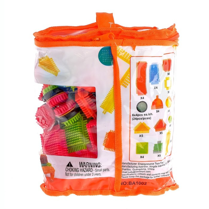 Конструктор игольчатый BRISTLES, 90 деталей Конструктор игольчатый BRISTLES, 90 деталей