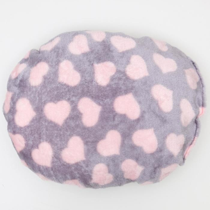 Лежанка  Лежанка "Оксфорд" №2, с мехом, 46 х 36 х 15 см микс цветов