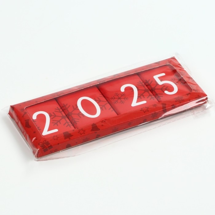 Шоколадный набор «2025», 48 г (4 шт. х 12 г). Шоколадный набор «2025», 48 г (4 шт. х 12 г).