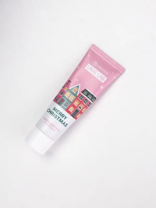 URAL LAB Розовый НГ Merry Christmas, крем для рук и бомбочка для ванны URAL LAB Розовый НГ Merry Christmas, крем для рук и бомбочка для ванны