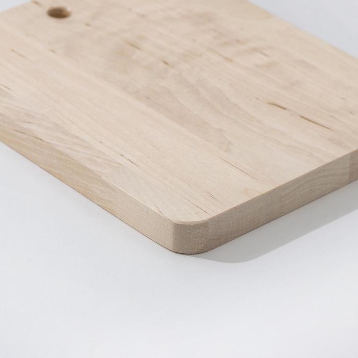 Доска разделочная деревянная Доляна, 23×18×1,8 см, берёза Доска разделочная деревянная Доляна, 23×18×1,8 см, берёза