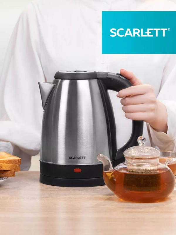 Чайник электрический металлический SC-EK21S51 1,8 л Чайник электрический металлический SC-EK21S51 1,8 л