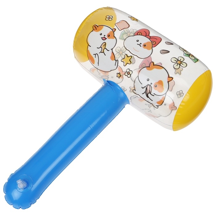 Игрушка надувная «Молоток», со звуком, 40 см, цвета МИКС Игрушка надувная «Молоток», со звуком, 40 см, цвета МИКС