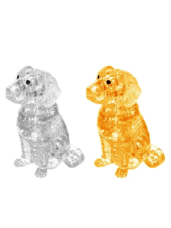 Пазл 3D кристаллический &laquo;Спаниель&raquo;, 41 деталь, МИКС