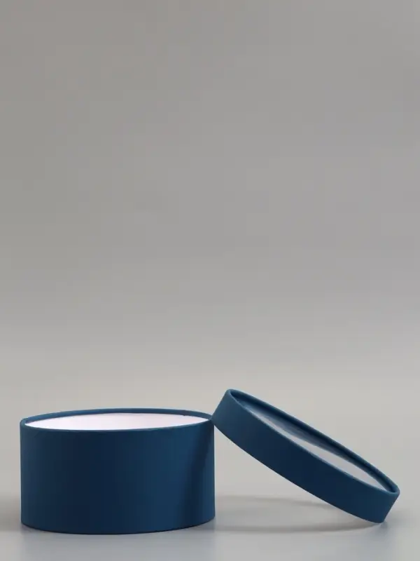 Подарочная коробка, морской, завальцованная с окном, 21 х 11 см