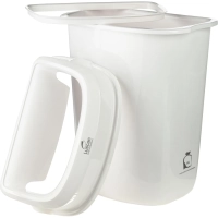 Контейнер для мусора (корзина) Luscan Prof Etalon 32л белый 151040