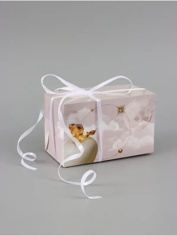 Коробка для капкейков, кондитерская упаковка двухсторонняя, 2 ячейки, &laquo;Эдем&raquo;, 16&times;8&times;10 см