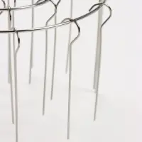 Решетка для аэрогриля, 14&times;10.5 см, набор шампуров 24 шт., 9 см, нержавеющая сталь