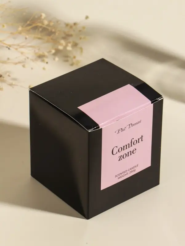 Свеча в подсвечнике вулканическом &laquo;Изгиб&raquo;, персиковая, 8.3&times;8.5&times;7 см